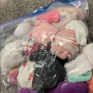 Baby socks and mitts